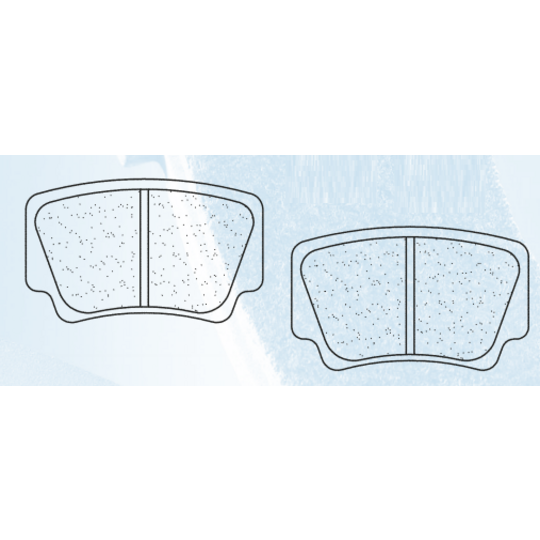 Brzdové obloženie CL BRAKES 1205 ATV1