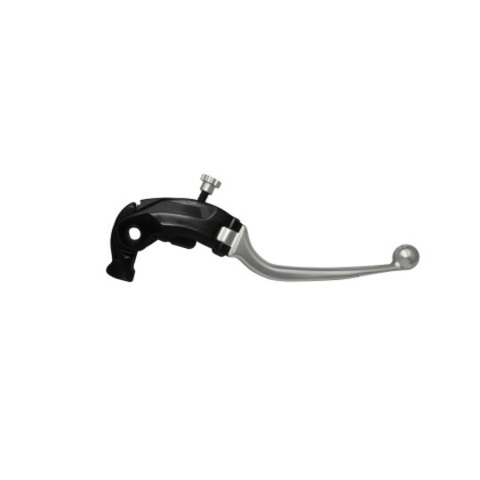 Adjustable folding lever ACCOSSATO aluminium, master cylinder strieborná