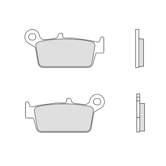 Brzdové obloženie BREMBO 07010 CC SCOOTER