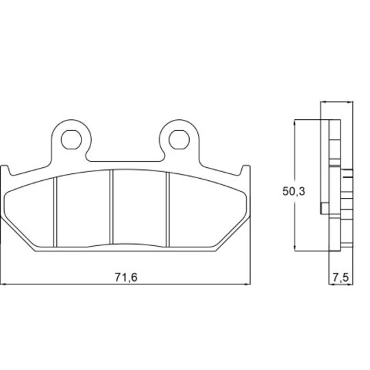 Brzdové obloženie ACCOSSATO AGPP109 ST