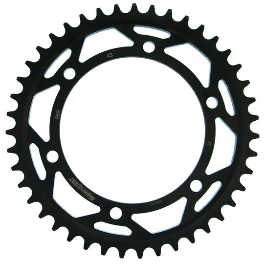 Reťazová rozeta SUPERSPROX RFE-859:43-BLK čierna 43T, 530