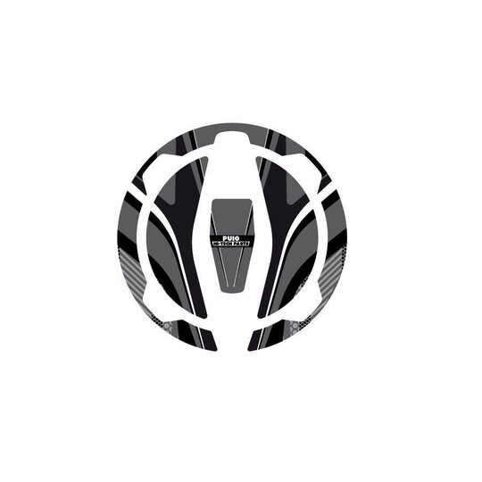 Ochranné nálepky na viečko nádrže PUIG RADIKAL 9362U sivá