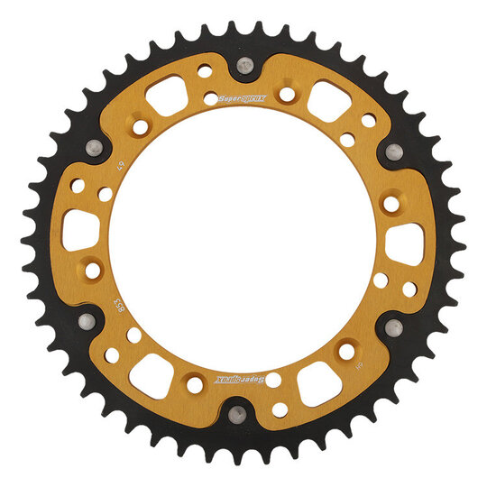 Reťazová rozeta SUPERSPROX STEALTH RST-853:49-GLD zlatá 49T, 520