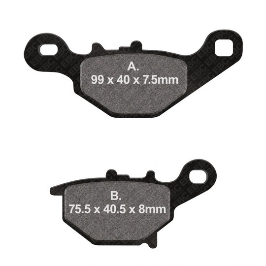 Brzdové obloženie EBC FA401TT