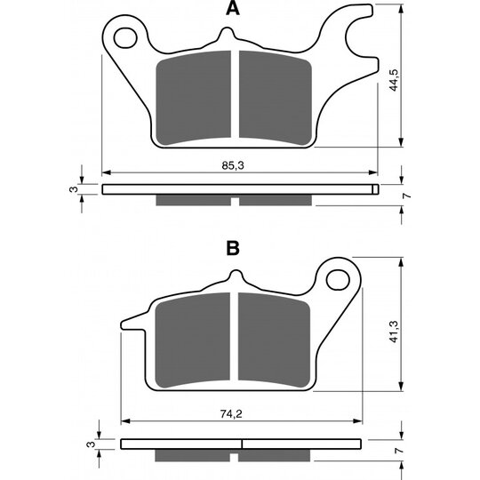 Brzdové obloženie GOLDFREN 336 AD  STREET