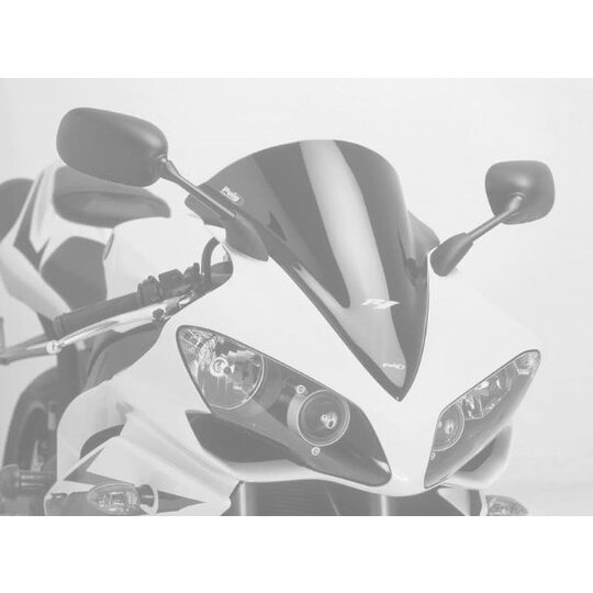 Plexi štít PUIG RACING 4365H dymové