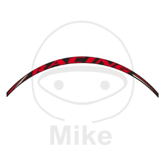 Nálepka  na   ráfik JMT Závodný reflexný červený