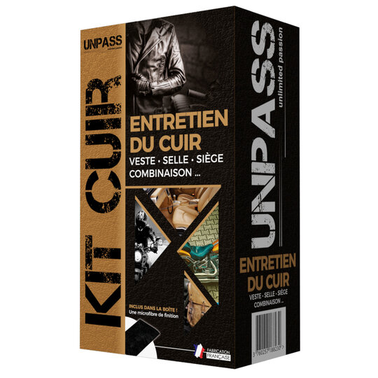 Unpass sada na čistenie kože leather care - kit-cuir-1000px