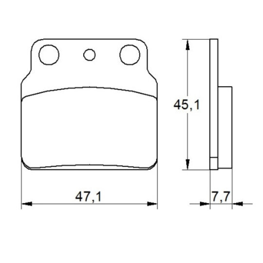 Brzdové obloženie ACCOSSATO AGPP165 OR