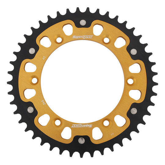 Reťazová rozeta SUPERSPROX STEALTH RST-245:45-GLD zlatá 45T, 520