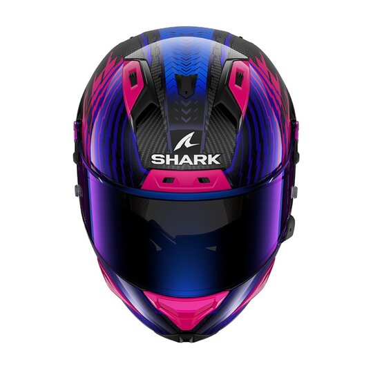 Shark prilba aeron - edgy / dbu - 3_AERON_EDGY_DBU_front_HE0118DBU (Custom)