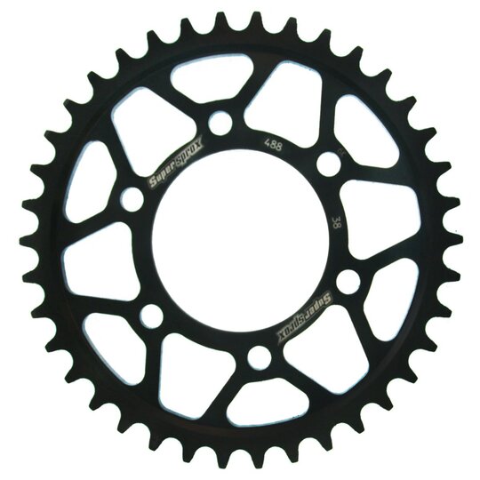 Reťazová rozeta SUPERSPROX RFE-488:38-BLK čierna 38T, 530