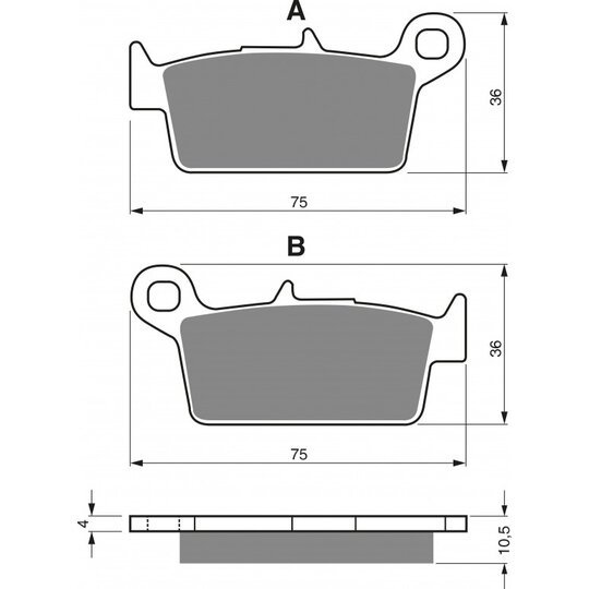 Brzdové obloženie GOLDFREN 003 AD