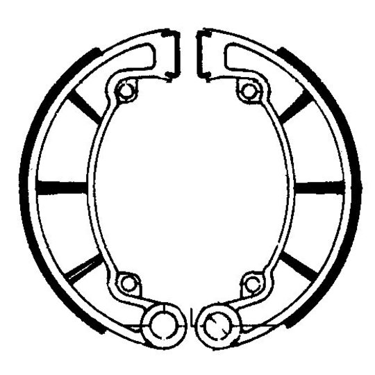 Brzdové čeľuste FERODO 225129093