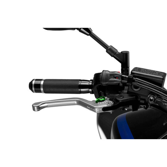 Páčka brzdy bez adaptéra PUIG 3.0 120PV dlhé strieborno/zelená