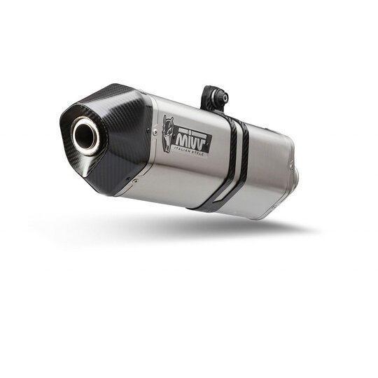Koncovka výfuku MIVV SPEED EDGE M.013.LRX Nerezová oceľ / karbónové krytky