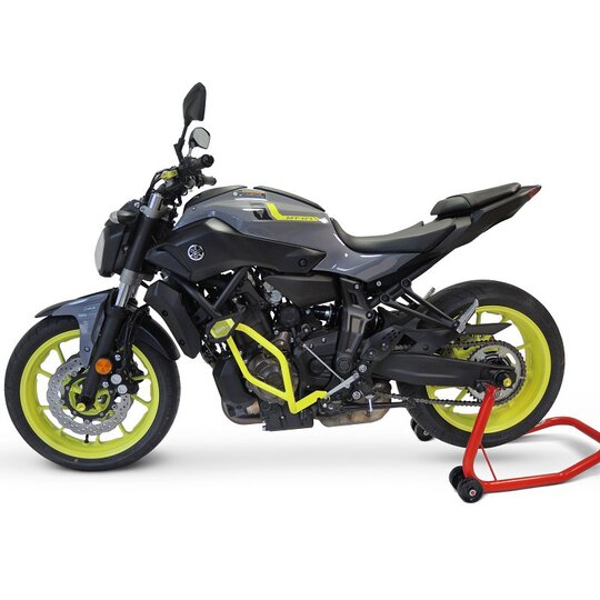 RDmoto padací rám - Yamaha MT07 žltý SL01 /CF79Y