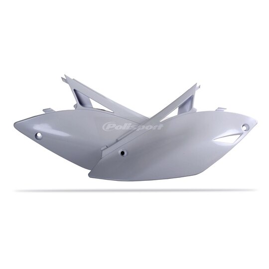 Bočné číslové tabuľky POLISPORT (pár) biela