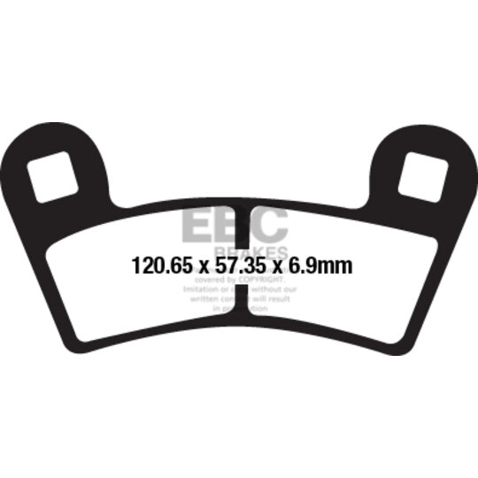 Brzdové obloženie EBC FA657TT