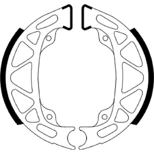 Brzdové čeľuste FERODO 225129246