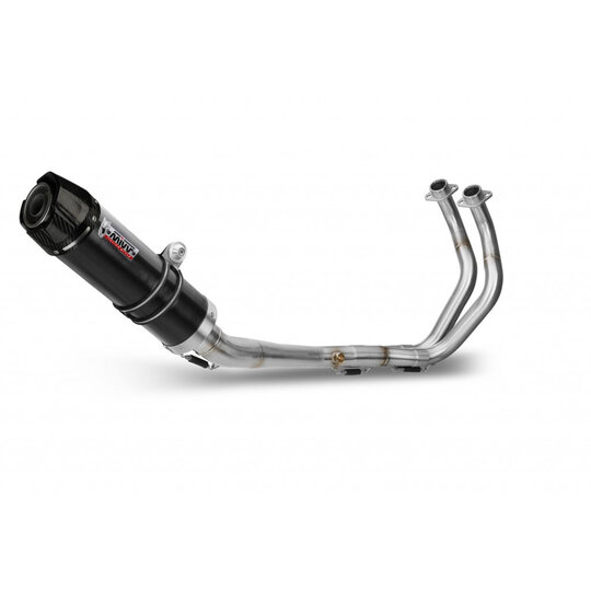 Výfuk kompletný 2x1 MIVV GP Y.045.LXBC Black with carbon cap