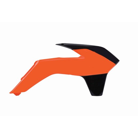 Spojler chladiča POLISPORT 8416700001 (pár) oranžovo KTM / čierna