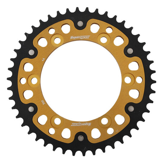 Reťazová rozeta SUPERSPROX STEALTH RST-300:46-GLD zlatá 46T, 525