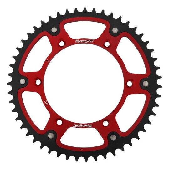 Rozeta SUPERSPROX STEALTH RST-1512:51-RED červené 51T, 520