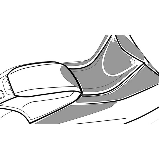 Ochranná nálepka PUIG 9954N čierna