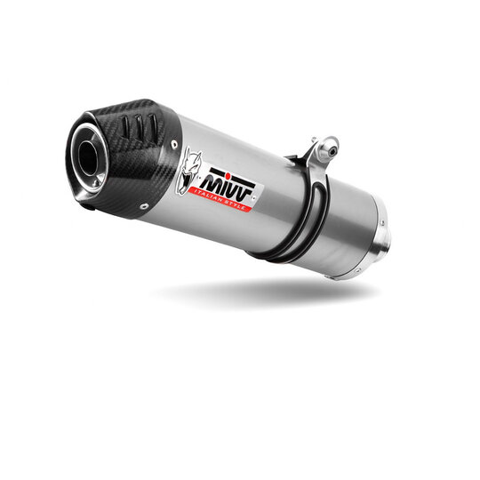 Koncovka výfuku MIVV OVAL E.012.LX2C Stainless steel with carbon cap