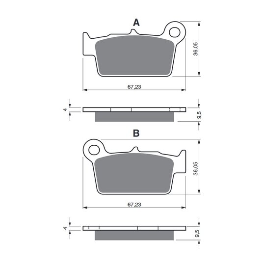Brzdové obloženie GOLDFREN 187 AD