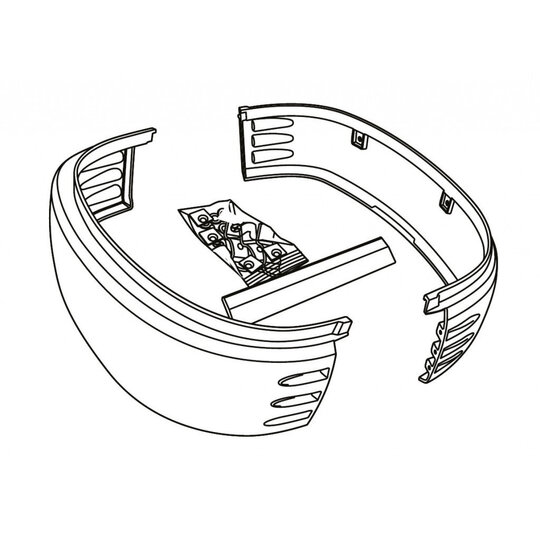 Bočný pás SHAD D1B50EMR pre SH50