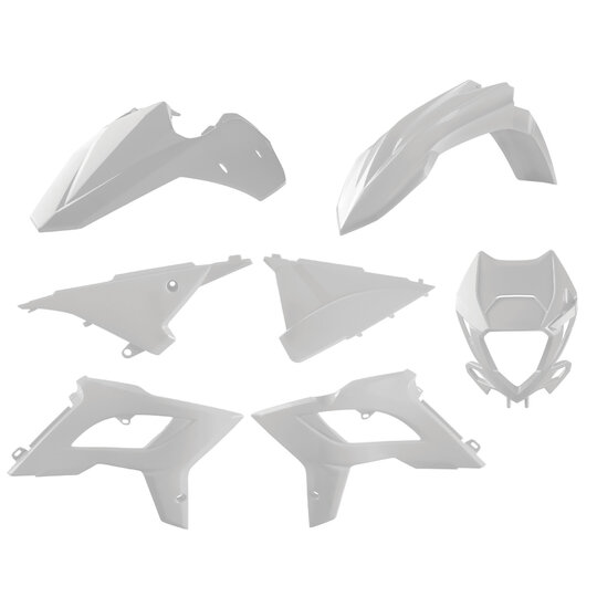 Sada plastov POLISPORT restyling biela