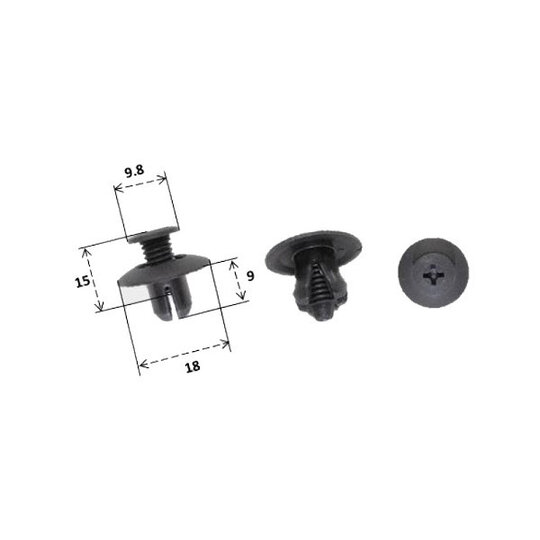 Plastový nit RMS 121832008