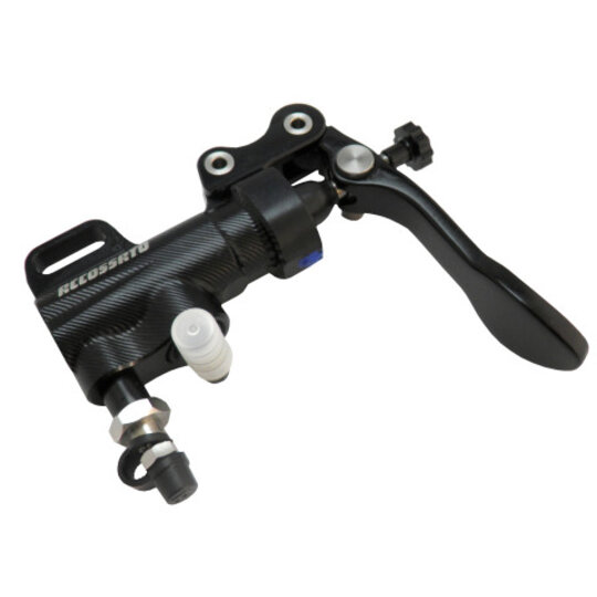 Thumb brake master cylinder ACCOSSATO piston diam. 13.5 mm with long lever, without bracket