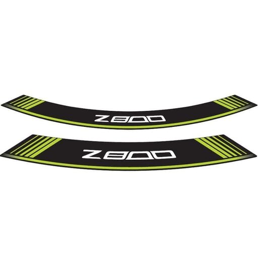 Linka na ráfik PUIG Z800 6561V zelená linky na ráfik - sada 8ks