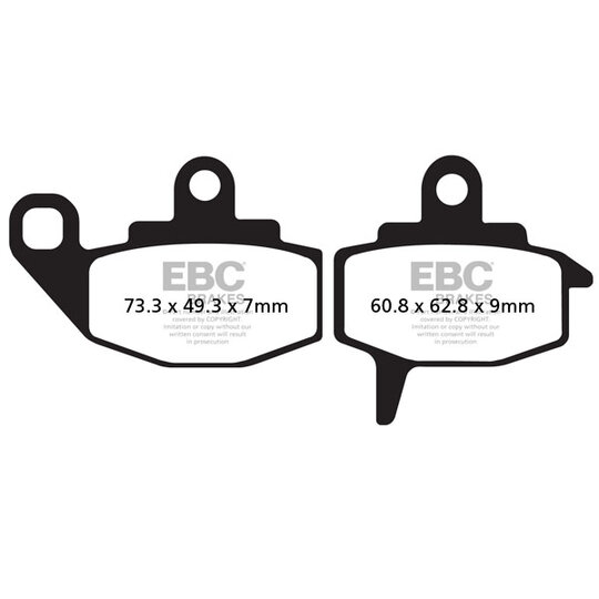 Brzdové obloženie EBC FA130TT