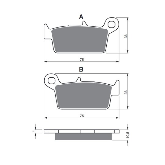 Brzdové obloženie GOLDFREN 003 S33 STREET