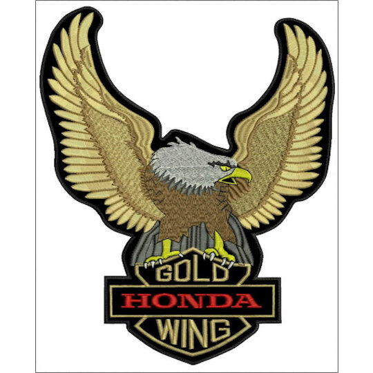 Nášivka orol Gold Wing veľká