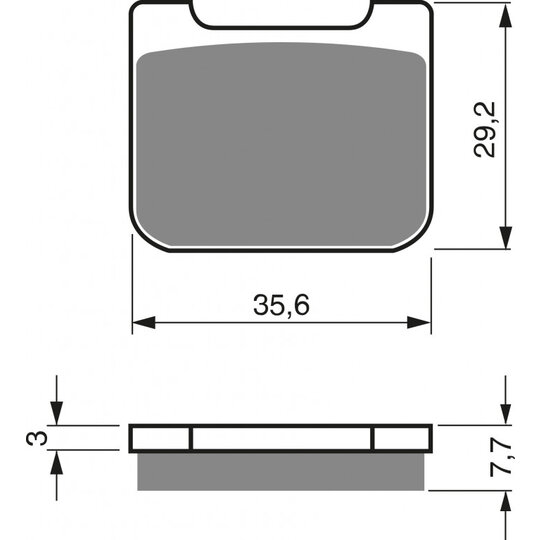 Brzdové obloženie GOLDFREN 175 K5