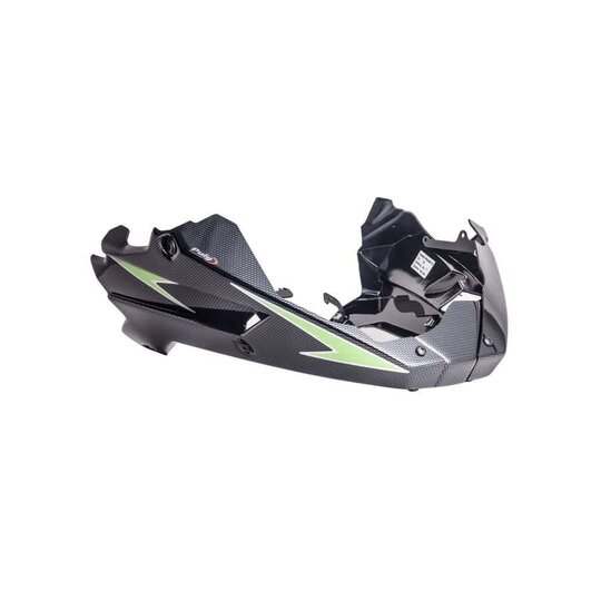 Spojler motora PUIG 6507C karbónový vzhľad vrátane samolepiek