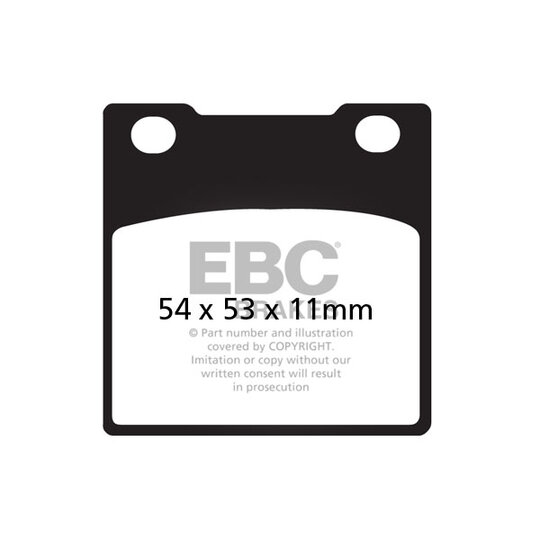 Brzdové obloženie EBC FA045