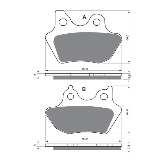 Brzdové obloženie GOLDFREN 181 AD