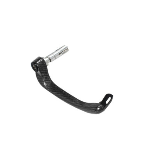 Lever guard ACCOSSATO with black eyelet and insert right, carbon