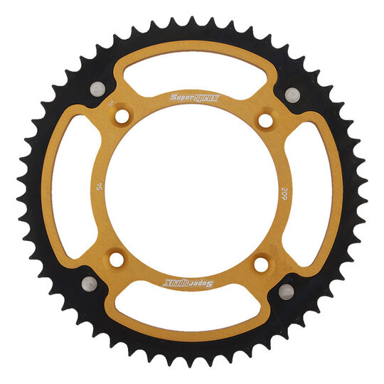 Reťazová rozeta SUPERSPROX STEALTH RST-209:54-GLD zlatá 54T, 420