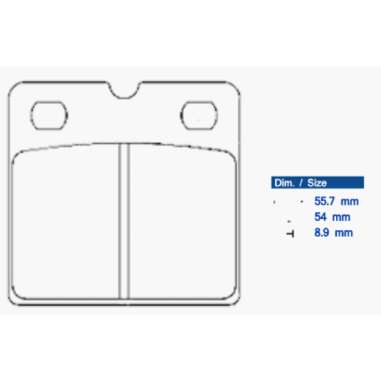 Brzdové obloženie CL BRAKES 2332 C60