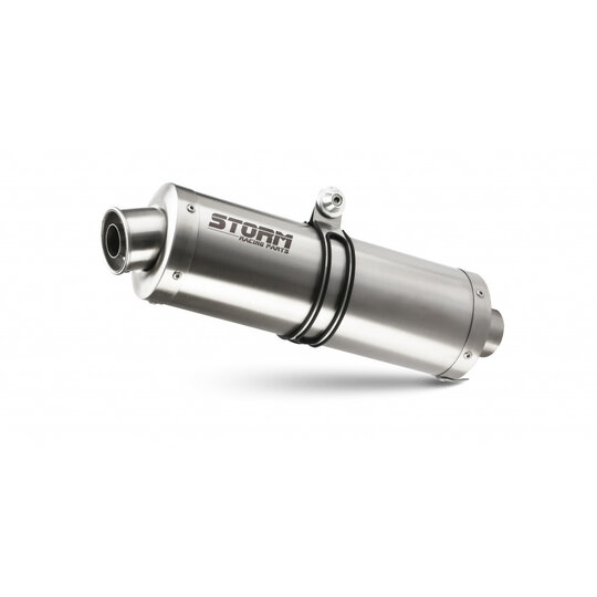 Výfuk kompletný 2x1 STORM OVAL K.055.LX1 nerez