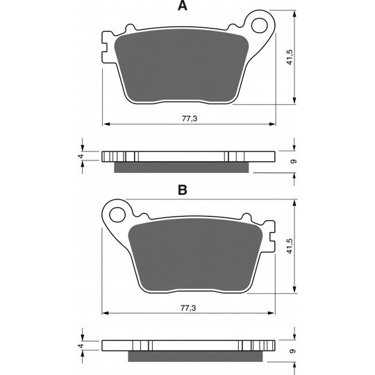 Brzdové obloženie GOLDFREN 242 S3