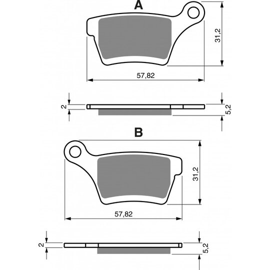Brzdové obloženie GOLDFREN 400 S3