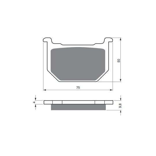 Brzdové obloženie GOLDFREN 111 AD